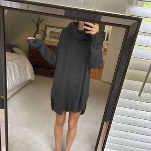 Women's Black Turtleneck Sweater